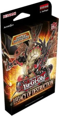 Produktbild von Yu-Gi-Oh! - Legacy of Destruction 3-Pack Tuckbox - DE