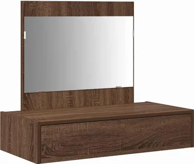 Immagine prodotto di vidaXL Tavolino da toilette con cassetti Marrone 83 x 40 x 70 cm Materiale a base di legno