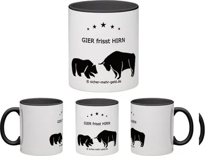 Produktbild von Börsentasse GIER frisst HIRN
