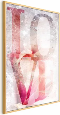 Produktbild von Posterpapier Poster - Magnolia Love 21x30 cm Text m-A-0898-ao-a
