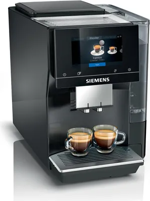 Produktbild von Siemens EQ.700 TP707D06, Espressomaschine, 2,4 l, Kaffeebohnen, Eingebautes Mahlwerk, 1500 W, Schwarz