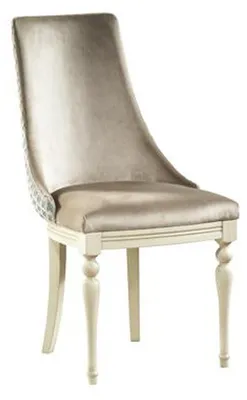 Image de Chaise Designer Luxe Fauteuil rembourré Chaises 1x Fauteuil Salon Salle à manger Textile