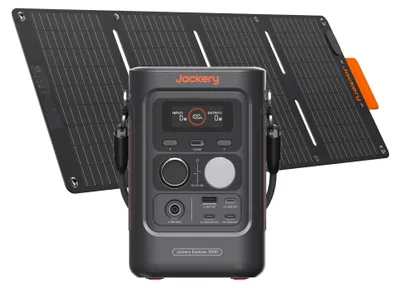 Immagine prodotto di Stazione di alimentazione portatile 288 Wh - 300 W - LFP - Con pannello solare da 40 W