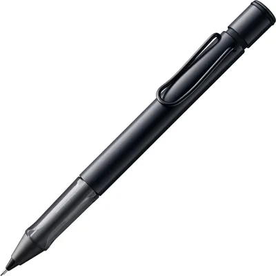 Produktbild von LAMY Druckbleistift AL Star SCHWARZ mit Mine 0,5mm und Radiergummi
