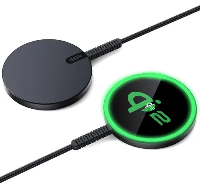 Zdjęcie produktu dla Ładowarka Esr Halolock Qi2 Mini Bezprzewodowa 15W Z Magsafe - Czarna