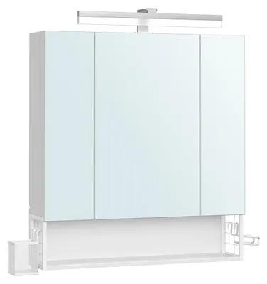 Obrázek produktu pro Skříňka do koupelny se zásuvkami – bílá – 16,5 x 70 x 75 cm