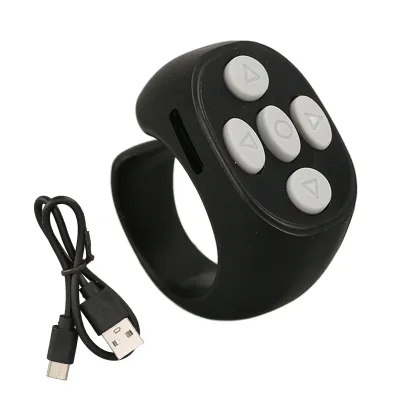 Image de Smart Ring Controller Bluetooth 5.3 Télécommande sans fil Page Turner pour Tik Tok Electronic Book