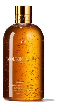 Imagen del producto de Molton Brown Mesmer. Gel de ducha y baño con notas de oud y oro, 300 ml
