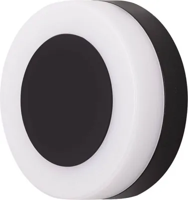 Image de Applique ronde TUNE Nova Luce, Variante : 9 W, 620 lm, 3000 K, noir