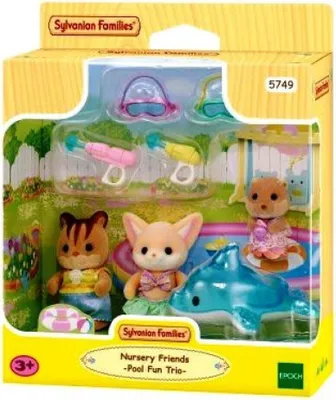 Produktbild von Sylvanian Families - Kindergartenfreunde - Planschbecken Trio &#40 5749&#41