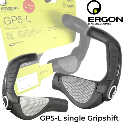 Produktbild von Ergon GP5-L Single Grip Shift Fahrrad Griffe Nexus Rohloff Hörnchen