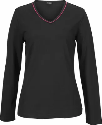 Produktbild von LASCANA Pyjama 2 -teilig schwarz-pink-kariert Größe 32
