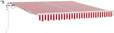Immagine prodotto di Tenda Retrattile Rosso e Bianco 350 x 250 cm