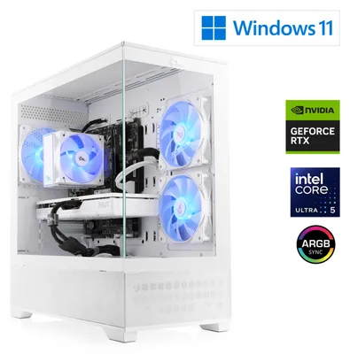 Produktbild von Gaming PC M13520H / Intel Core Ultra 5 250KF Plus, 18x 4200 MHz / NVIDIA RTX5060 / 16 Go DDR5 RAM / M.2 SSD 1000 GB - Windows 11 Home