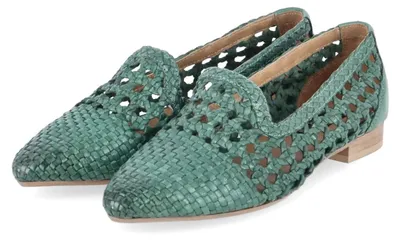 Imagen del producto de Bullboxer, zapatillas de estar por casa para mujer, color verde, cuero, talla: 36