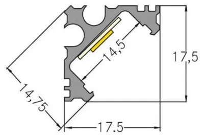 Obrázok produktu pre Brumberg 53703260, Hliník, 2 mm, 480 g, 17,5 mm
