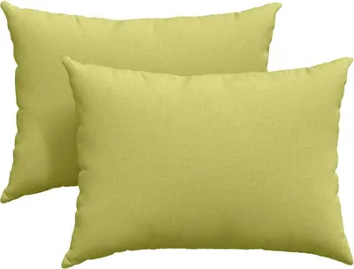 Produktbild von vidaXL Sofakissen 2 stk. Stoff Hellgrün 70 x 50 cm