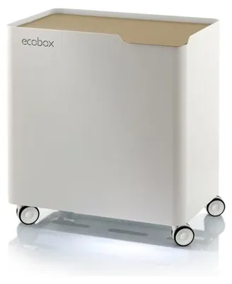 Produktbild von DON HIERRO - Recycling-Mülleimer – Effizientes Trennen mit Design & Rollen - ECOBOX 60L