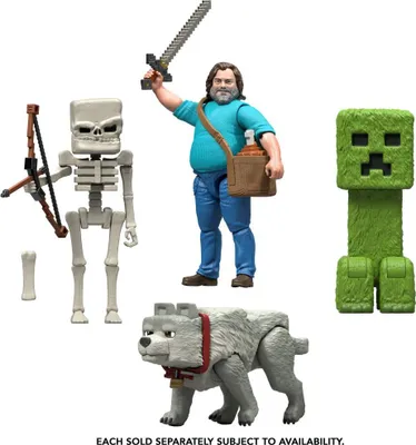 Produktbild von Mattel GmbH Minecraft Movie Singles Wolf Sonstige