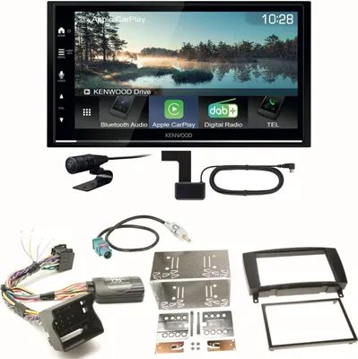Produktbild von Kenwood DMX7722DABS Android Auto Einbauset für Mercedes CLK W209 Facelift
