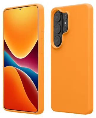 Produktbild von kwmobile Handyhülle für Samsung Galaxy S26 Ultra Hülle - Case Silikon - Kabelloses Laden - Schutzhülle Cover in Fruity Orange