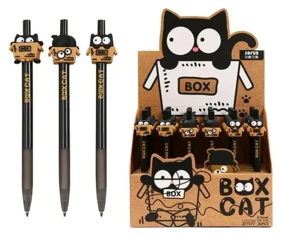 Zdjęcie produktu dla Długopis żelowy Cat (36szt) - Cresco