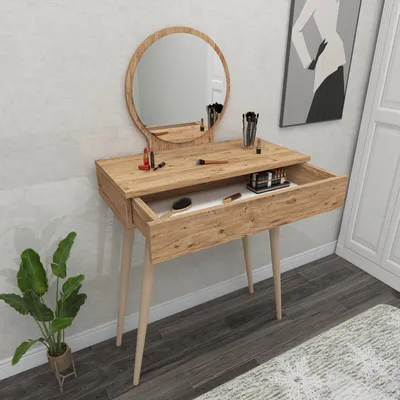Immagine prodotto di Skye Decor, Siena - Atlantic Pine, toletta, pino atlantico, 129,2 x 72 x 35 cm