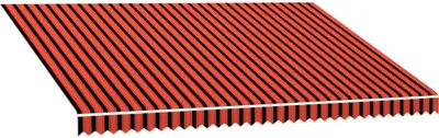 Produktbild von vidaXL Markisenbespannung Canvas Orange & Braun 4,5x3 m