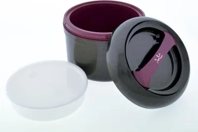 Obrázek produktu pro JATA 943, Nádoba na oběd, Dospělý, Černá, Purpurová, Jednobarevný, Kulatý, Chlapec/děvče