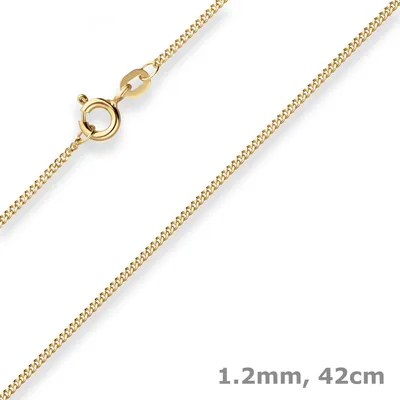 1-2mm-Panzerkette-aus-585-Gelbgold-42cm