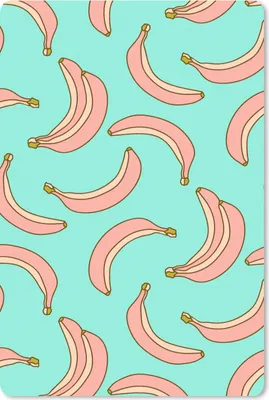 Produktbild von MuchoWow® Mauspad Mousepad Rosa - Banane - Obst - Muster 40x60 cm - Mousepads - Maus Mat - Pad - Mausunterlage - Schreibtisch Accesoire