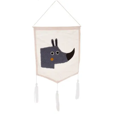 Zdjęcie produktu dla Ozdoba do pokoju dziecka, makatka SAFARI, 70 x 37 cm