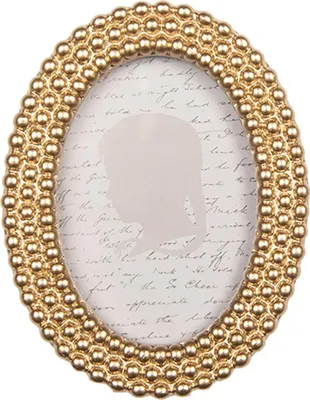 Produktbild von Clayre & Eef Bilderrahmen 6x9 cm Goldfarbig Kunststoff