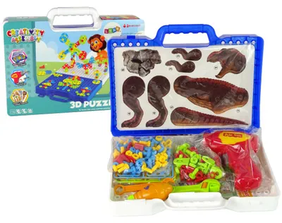 Zdjęcie produktu dla klocki konstrukcyjne 3D Dinozaury DIY