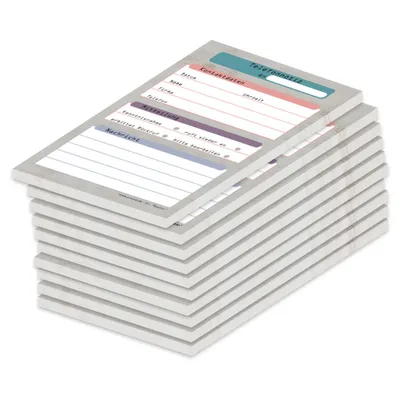 Produktbild von PRICARO Telefonnotizblock, A6, Register, 10 Stück