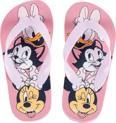 Produktbild von Disney Minnie Mouse Kindersandalen Sommerschuhe Flip Flops Größe 24/25