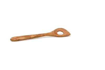 Immagine prodotto di CONTINENTA Kochlöffel mit Ecke u, Loch, Olivenholz 30 cm 4923 4017167492308