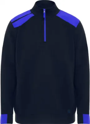 Produktbild von Roly Workwear SU8413 | Troyer Sweatshirt Maverick S bis 3XL - Farbe: Navy Blue 55/Royal Blue 05 - Größe: M