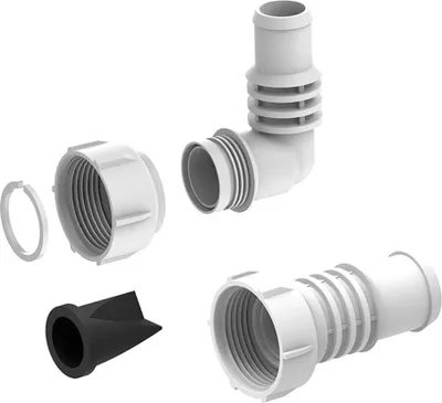 Produktbild von Attwood 90° Pumpenservice-set Silber 1 1/8´´ Silber 1 1/8´´