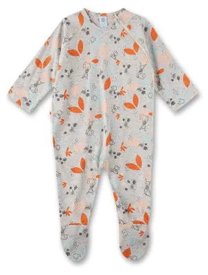 Produktbild von Sanetta Baby-Strampler graumelange Känguru & Koala 86
