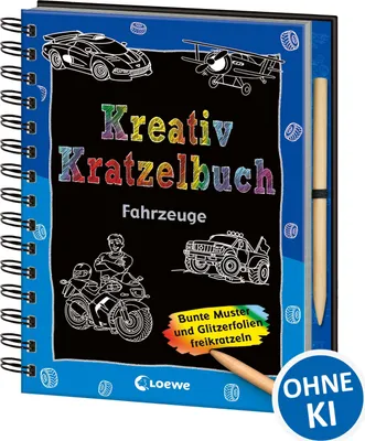 Produktbild von Kreativ-Kratzelbuch: Fahrzeuge