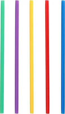 Produktbild von 100 Papstar Mehrweg-Shake-Halme PP Ø 8 mm, 25 cm farbig sortiert 37482