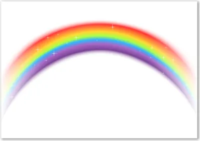 Produktbild von Tulup® Glas-Bild - 100 x 70 - Wandbild aus Glas - Wandkunst - Wandbild hinter gehärtetem Sicherheitsglas - Kinderzimmer - Regenbogen - Mehrfarbig