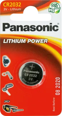 Produktbild von 1 Panasonic CR 2032 Lithium Power
