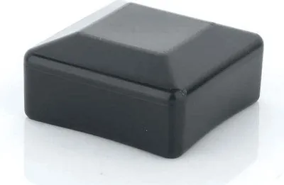 Produktbild von LogistSystem - 10x Zaunpfahlkappe 20x20 mm - Zaunkappen - Anthrazit - Pfostenkappe Pyramide Quadratisch - Zaunpfostenkappen - Zaunabdeckung - Pfahl Deckel - Rohrkappen aus Kunststoff