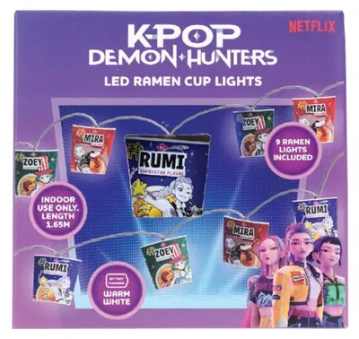 Productafbeelding van K-pop demonenjagers, kerstverlichting voor ramen