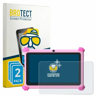 Produktbild von 2x BROTECT Schutzfolie für Ascrecem KIDS710 7" Displayschutz Displayschutzfolie Folie Matt Entspiegelungsfolie