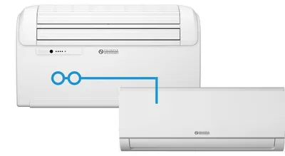 Productafbeelding van Olimpia Splendid Unico Twin Master 12 HP RFA, wanddoorbrekende airconditioner, wit