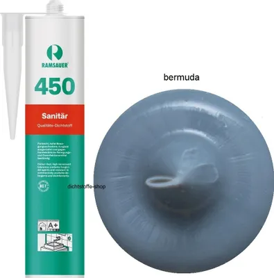 Produktbild von Ramsauer 450 Sanitär 1K Silicon Dichtstoff 310ml Kartusche bermuda