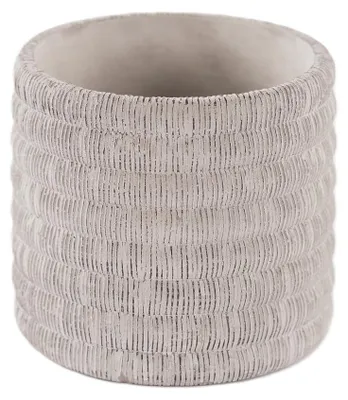 Produktbild von Rasteli - Blumentopf - grau - D14,5 x H12,8 cm - Öffnung 12 cm